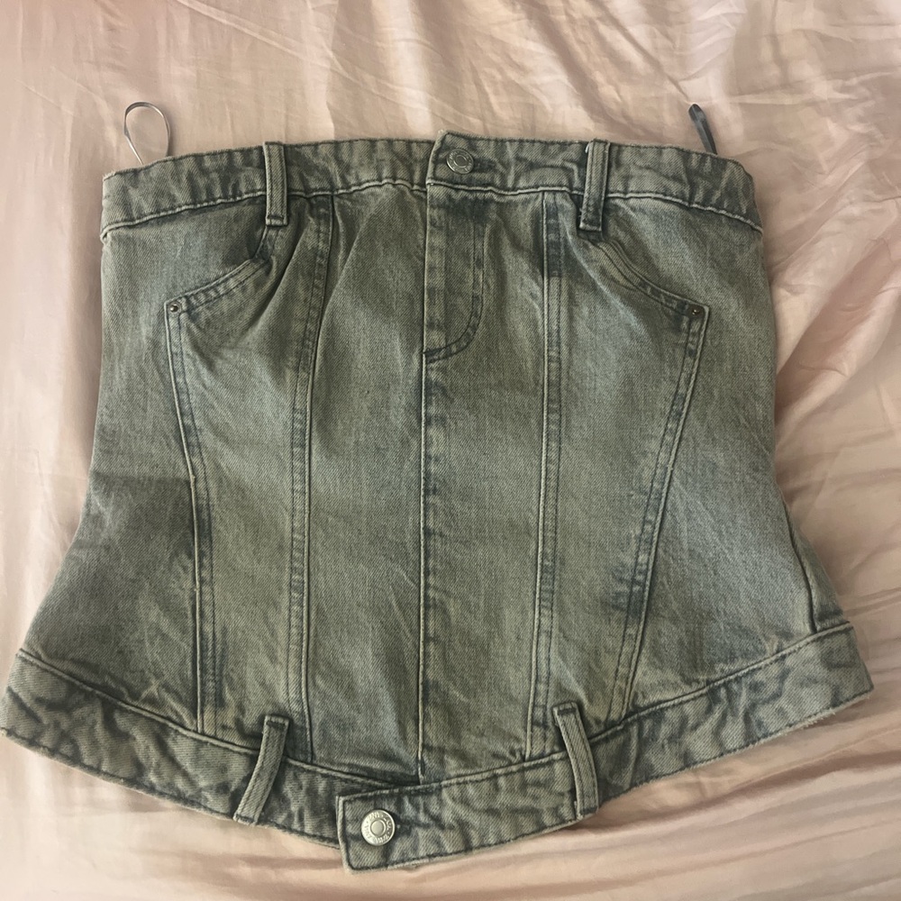 SUPER CUTE JEAN CORSET FROM ZARA SIZE M